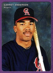 Garret Anderson California Angels 1996 Mother&rsquo;s Cookies Angel Team Set Card #15