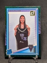 Kaitlyn Chen Green Shimmer Foil Rated Rookie 2025 Donruss WNBA Card 90 Valkyries