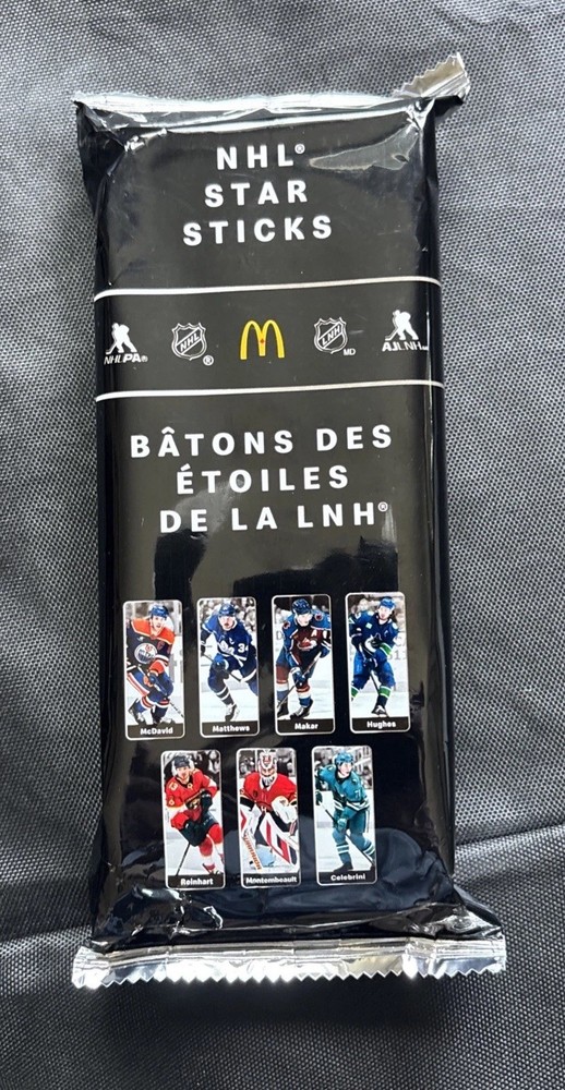 Mcdonalds NHL Star Sticks 2026 Sealed Canada Exclusive Blind Box Shipped From US