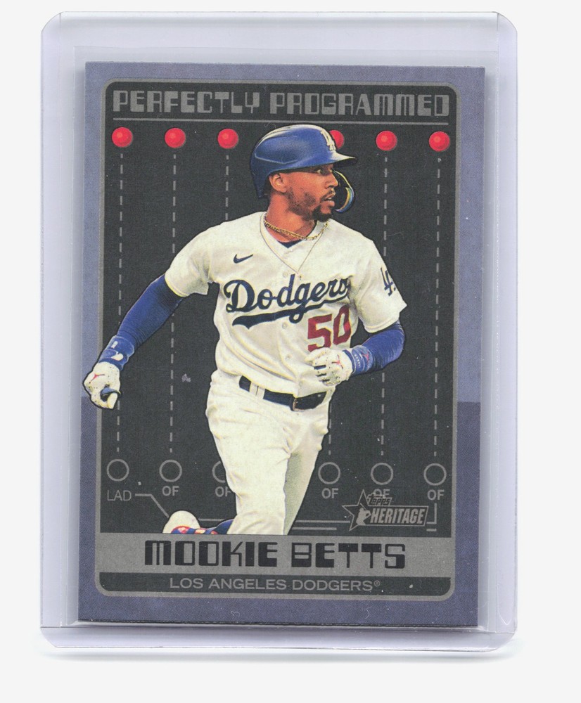 2024 Topps Heritage #PP-8 Mookie Betts Perfectly Programmed