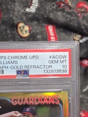 2024 Topps Chrome Update Gavin Williams Gold Rookie Auto 11/50 PSA 10 Pop 1 !!!