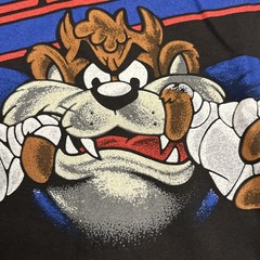 New 1991 Vintage Looney Tunes Taz New York Giants T Shirt NFL Mens XL Rare Black