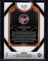 2025 Panini Select Prizm Courtside Caitlin Clark Silver Party SSP