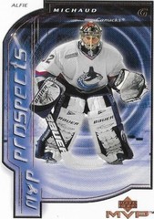 2000-01 Upper Deck MVP ALFIE MICHAUD rookie card #207