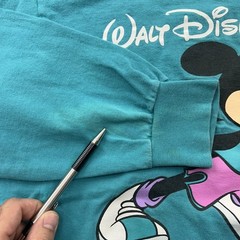 90s Vintage Mickey Mouse Marathon Graphic Tee Mens Medium Walt Disney Shirt
