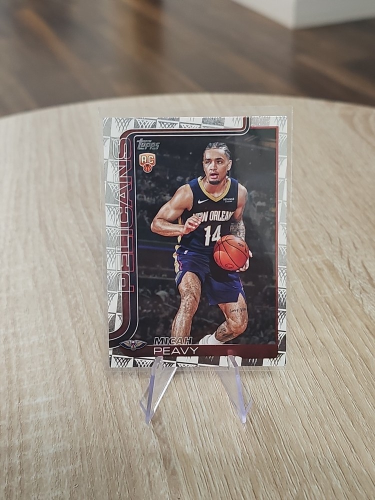 2025-26 TOPPS NBA SEASON TIP OFF – MICAH PEAVY PELICANS #241 – ROOKIE CARD