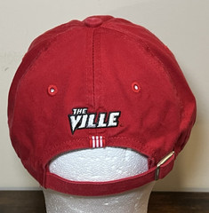 Adidas Louisville Cardinals Football The Ville Adjustable Strap Red Hat Dad Hat