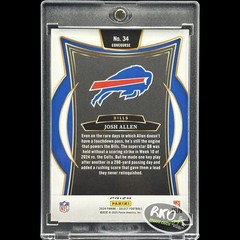JOSH ALLEN RARE BLACK GOLD HYPER REFRACTOR PANINI INVESTMENT CARD BILLS MINT