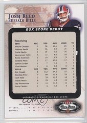 2002 Fleer Box Score Debuts 774/2002 Josh Reed #14BSD Rookie RC 0a7