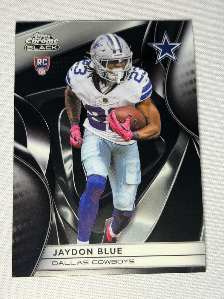 Topps 2025 Topps Chrome Black Jaydon Blue Dallas Cowboys RC #114 NFL
