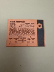 1961-62 Fleer Oscar Robertson Rookie #36 Cincinnati Royals *Damaged