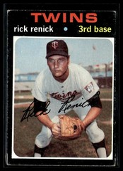 1971 Topps Rick Renick Minnesota Twins #694