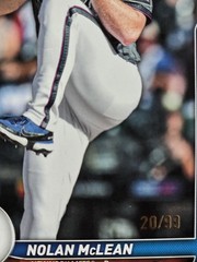 2026 Topps Flagship Collection Nolan Mclean #52 Green /99 (RC)
