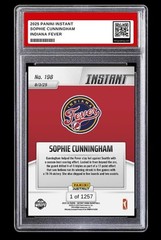 2025 Sophie Cunningham Panini Instant Card #198 Limited Edition 1/1257 Graded 10