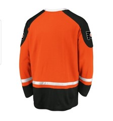 Fanatics Branded Philadelphia Flyers Black/Orange Long Sleeve Jersey L or XL