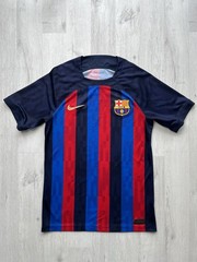 FC Barcelona 2022/2023 Nike Home Soccer Jersey Football Shirt Multicolor Size S