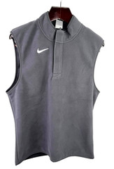 Univ. of Iowa Hawkeyes Nike 1/4 Zip Therma-FIT Vest Men&rsquo;s Small Gray Grey