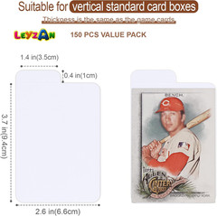 150PCS Trading Card Dividers for Mtg/Tcg/Sports Cards Vertical Storage Box