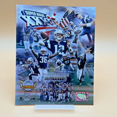 New England Patriots Super Bowl XXXVI 36 Tom Brady Platinum Photo Ltd # 286/1000
