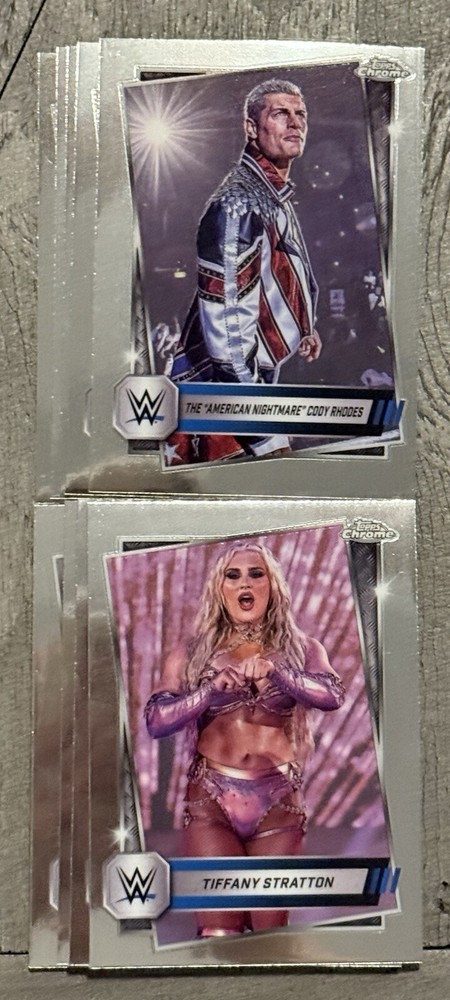 2025 Topps Chrome WWE Wrestling Base Cards #1-200 You Pick/Choose! READ*