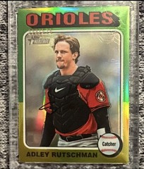 2024 Topps Heritage Adley Rutschman Chrome Refractor #188 /575