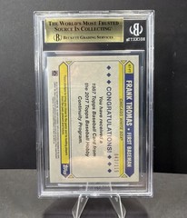 2017 Topps 1987 Silver Pack Chrome Blue #87FT Frank Thomas BGS 10 Pristine POP 1
