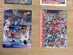 1992-93 UPPER DECK BASKETBALL COMPLETE SET SERIES I & II, 510 CARDS JORDAN, SHAQ