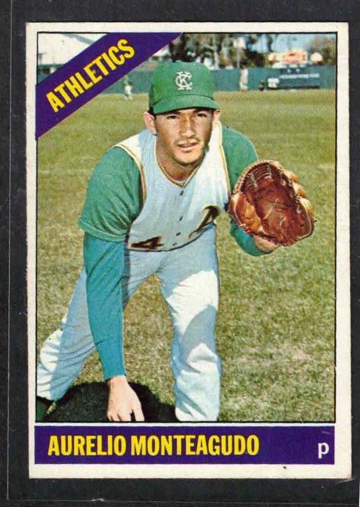 1966 Topps #532, Aurelio Monteagudo, EXMT