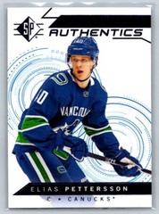 2018-19 SP #101 Elias Pettersson Vancouver Canucks Blue