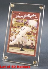 Lot of 50 Pro-Mold PC11 Recessed 4-Screw Baseball Trading Card Screwdown Holders