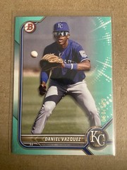 2022 Bowman Draft #BD-74 Daniel Vazquez Aqua /199