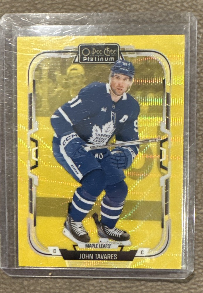 25/26 O Pee Chee Platinum John Tavares Neon Yellow Surge