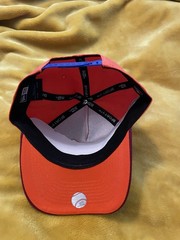 New Era Atlanta Dream 9FORTY Adjustable Hat Orange Burgundy 4th Anniversary Pat…