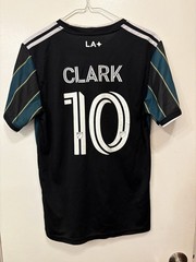 LA Galaxy Adidas Clark #10 Soccer Jersey MLS Herbalife Size S