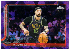 Jose Alvarado 2025-26 Topps Chrome Sapphire Purple Refractor (31/75) #144