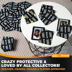 Ding Defend 110-Pack Trading Card Protector Shipping – 3.5 X 4.5 Inch Black