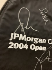 Signed Venus And Serena Williams Svetlana Kuznetsova Racket 2004 JPMorgan Chase