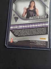 2025 WNBA Prizm #143 Kaitlyn Chen – Cracked Ice (RC) Golden State Valkyries