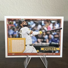 2026 Topps Series 1 1991 Topps Baseball Relics Fernando Tatís Jr #91R-FTJ (MEM)