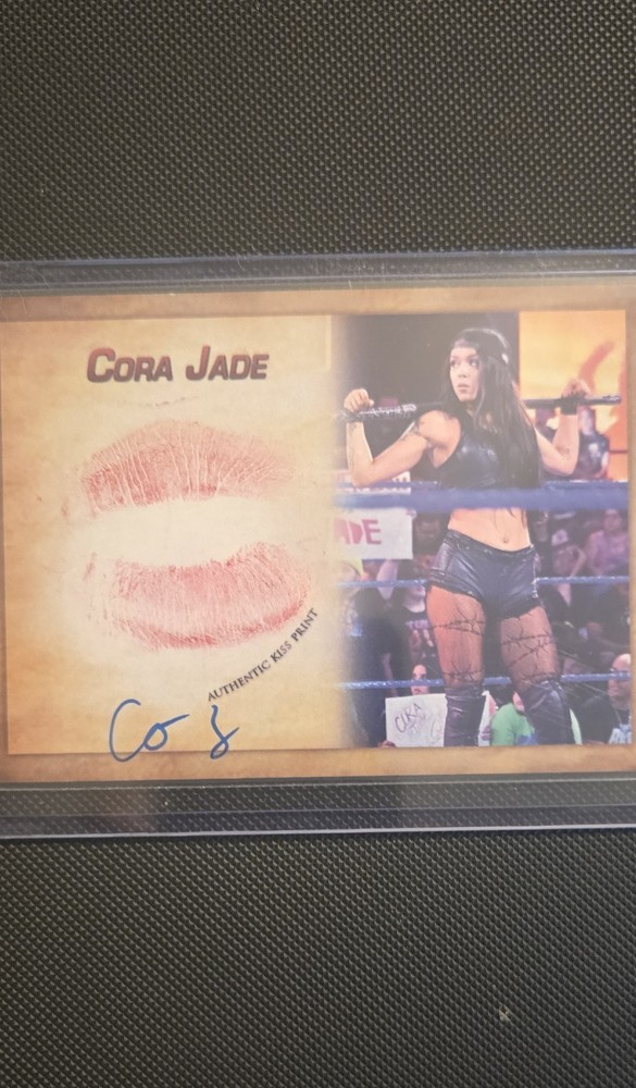 Cora Jade (Elayna Black) Autographed Kiss Card WWE NXT 2022 Collectors Expo