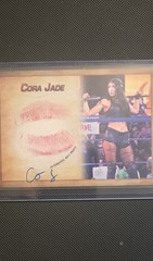 Cora Jade (Elayna Black) Autographed Kiss Card WWE NXT 2022 Collectors Expo