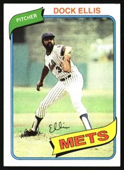 1980 Topps #117 Dock Ellis Free Shipping