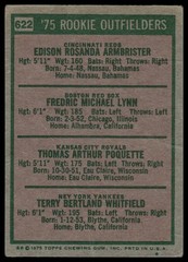 1975 Topps Rookie Outfielders Fred Lynn #622 – Poor