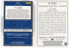 Ty Cobb Lot of 2 2021 Panini Diamond Kings/2010 Topps Turkey Red TR95