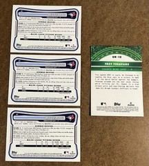 2026 Bowman TREY YESAVAGE RC – Lot of (4) w/ Under the Radar Chrome – Blue Jays