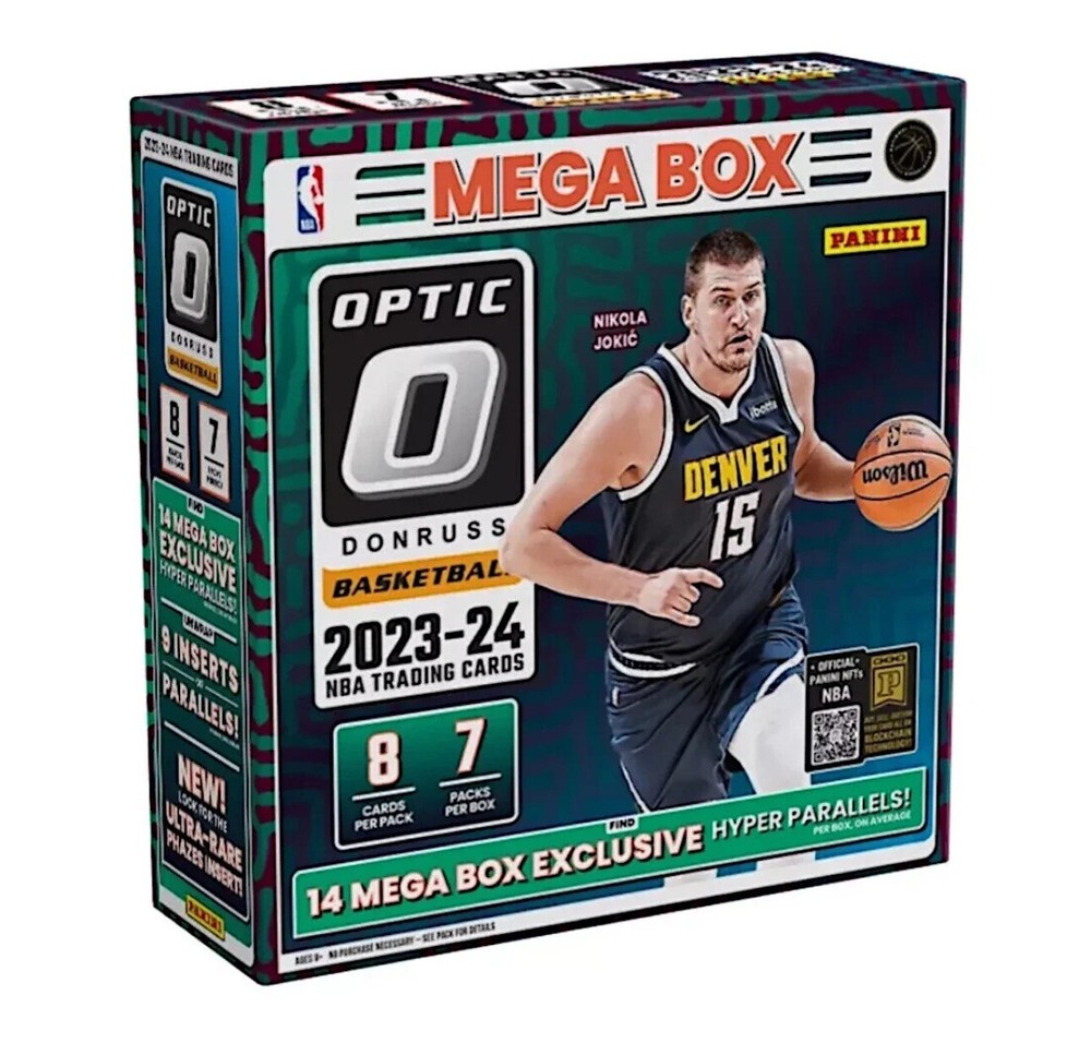 2023-24 PANINI DONRUSS OPTIC BASKETBALL NBA MEGA BOX SEALED Wembanyama Rated RC