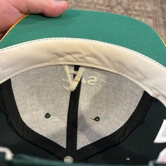 Vintage Oakland Athletics Hat Cap Snapback Green American Needle Baseball 90s