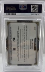 2022 Topps Triple Threads Dale Murphy PSA 9 Auto Relic Yellow PP 1/1 TTAR-DM1