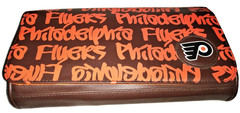 Philadelphia Flyers GRAFFITI CLUTCH PURSE (11 1/2&Prime; x 2 3/8&Prime; x 5 1/2&Prime;) – New