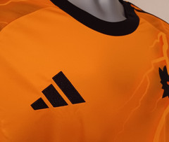 Adidas AS Roma 2025/26 Men&rsquo;s Away Jersey XL Orange Black NEW